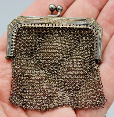 Ancienne bourse maille - bourse,