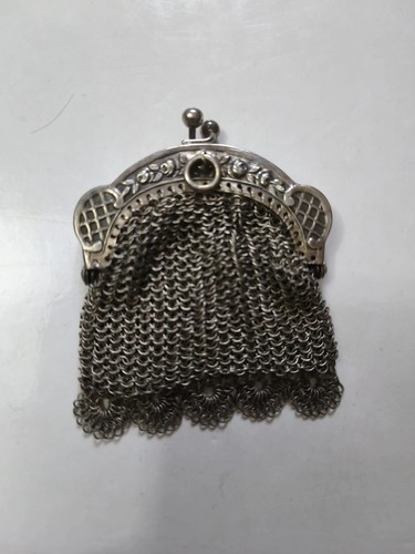 Ancien porte monnaie cotte - porte-monnaie,