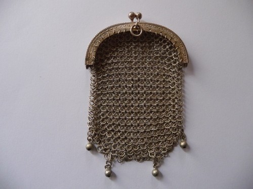 Ancien porte monnaie maille - porte-monnaie,