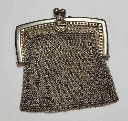 Ancien porte monnaie cotte - porte-monnaie,