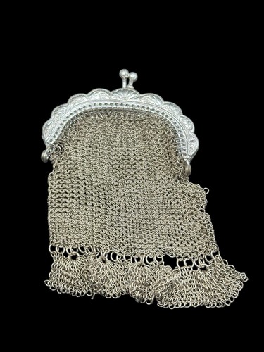 Ancienne bourse maille - ancienne, en